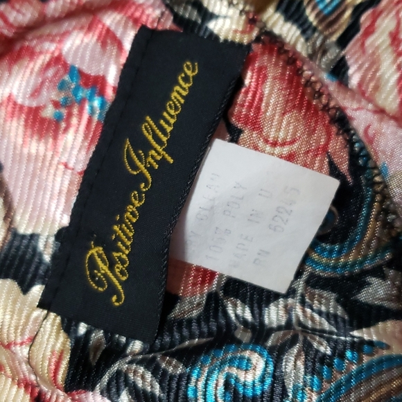 RARE!! Vintage Floral & Lace Peplum V Neck Pencil Skirt Formal Mini Midi Dress - Picture 5 of 11